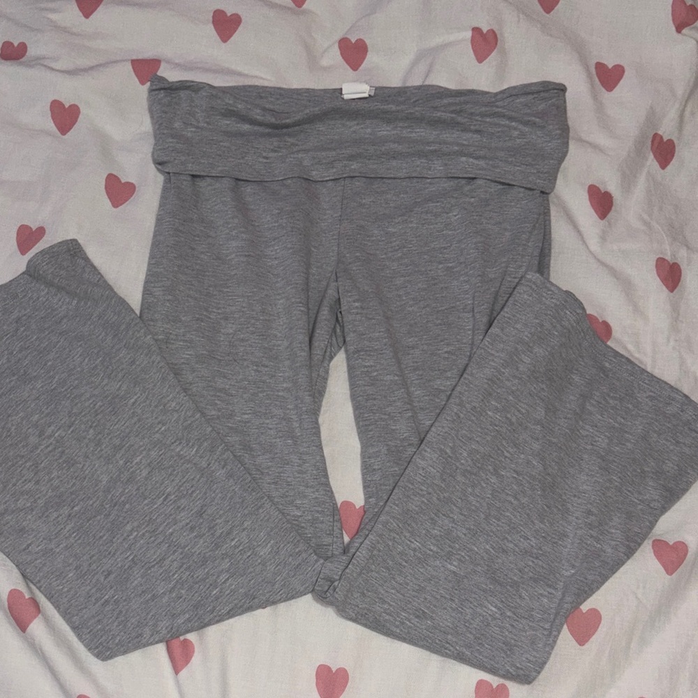 Ripe fold over Y2K grey leggings